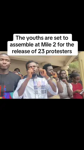 The youths are set to assemble at Mile 2 for the release of 23 protesters #gambian_tiktok🇬🇲🇬🇲  #Gala #Protest 
