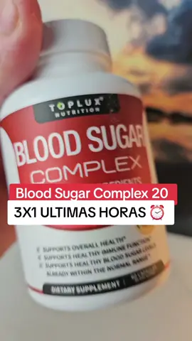 Blood Sugar Complex 20 Vitamin #mens #mujeres #bloodsugarcomplex 