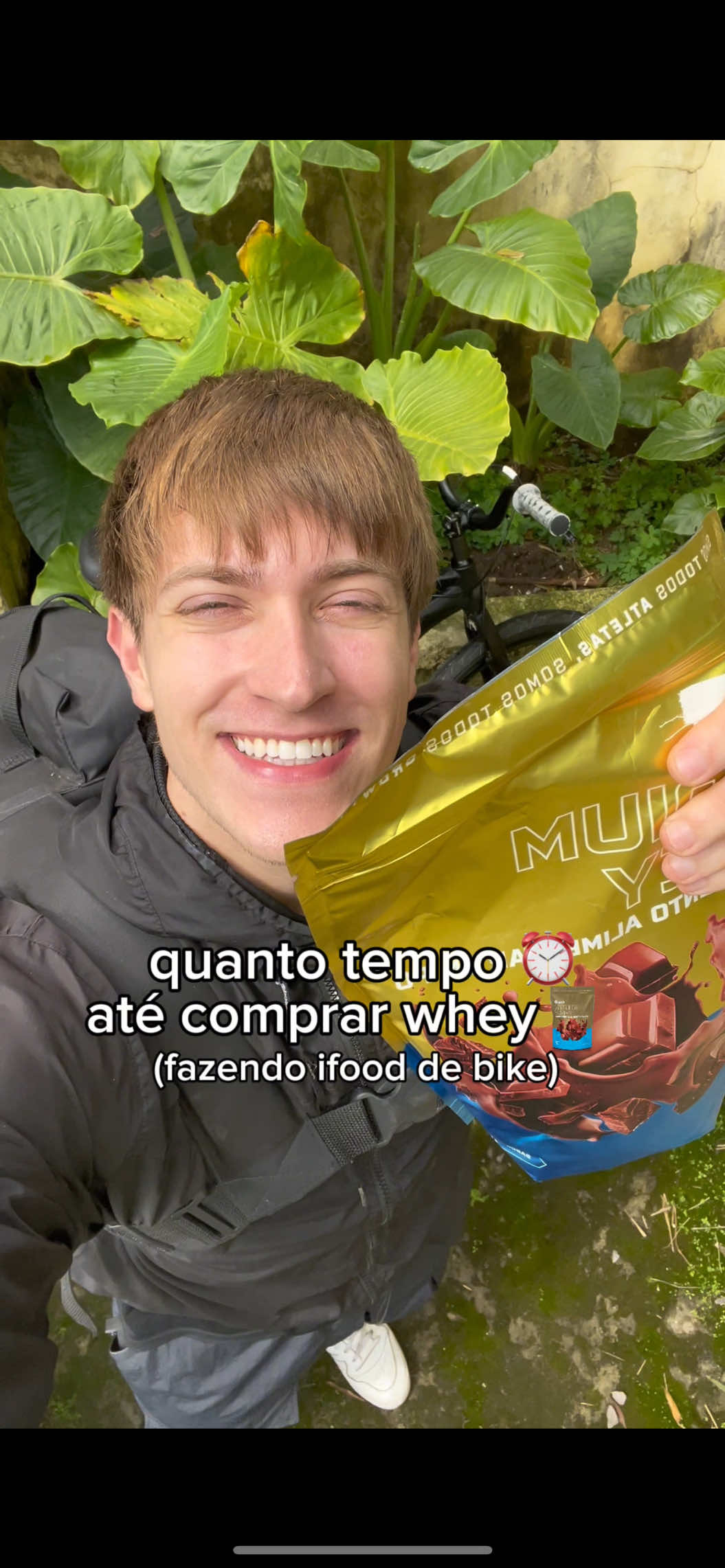 para pagar o whey! #ifood #delivery #dieta #wheyprotein #academia 