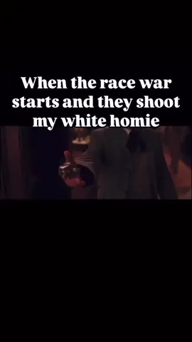 don't shoot the white homie... he's one of us 😂😂. #hesdown @Izzy Peña #racewar #picktherightside 