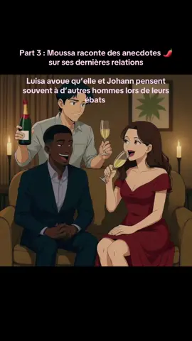 Part 3 : La conversation se pimente 🌶️ #couple #soiree #ouverture #histoire 
