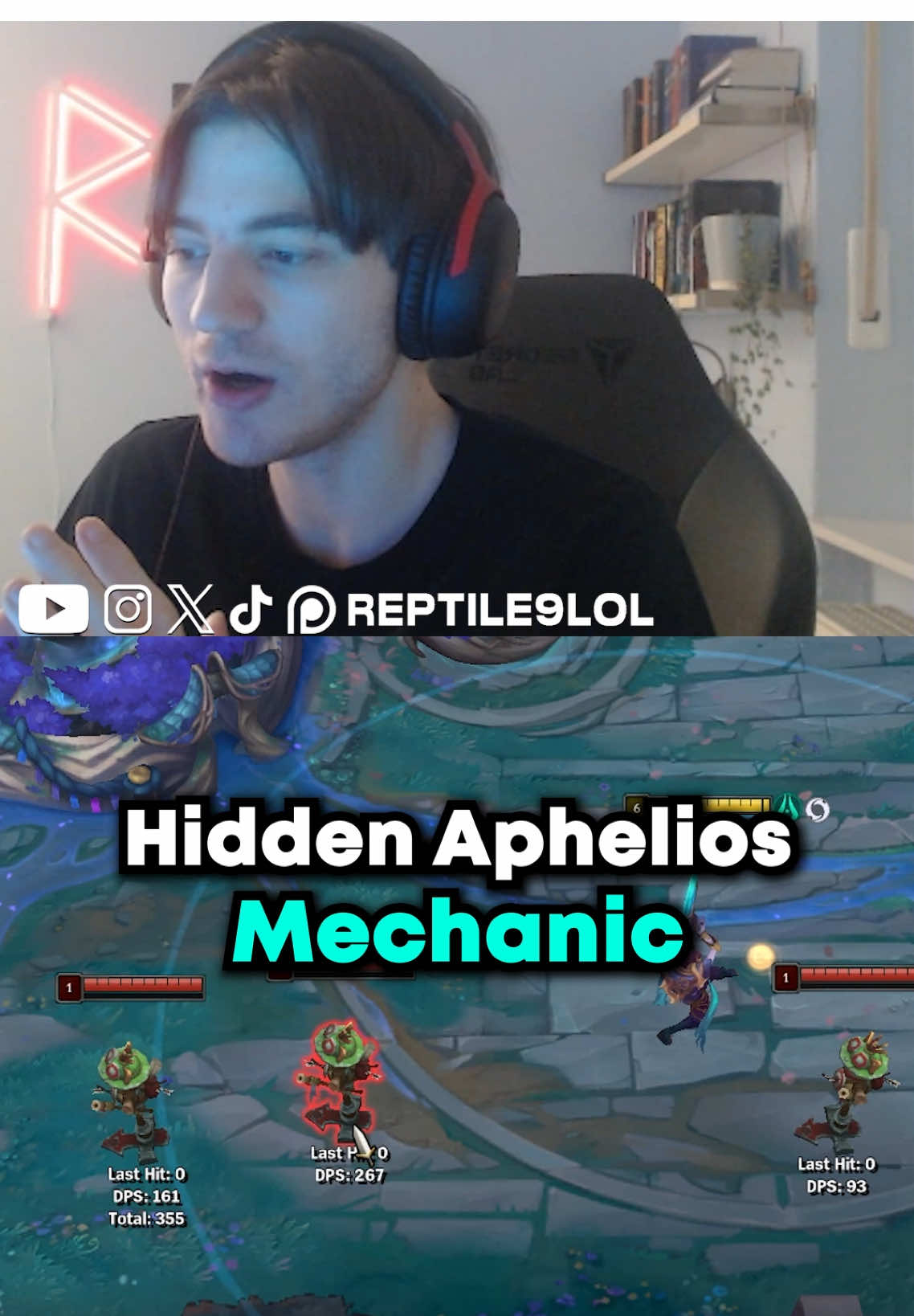 Did You Know About This HIDDEN Aphelios MECHANIC 😱 #fy #fyp #reptile9lol #leagueoflegends #educational 
