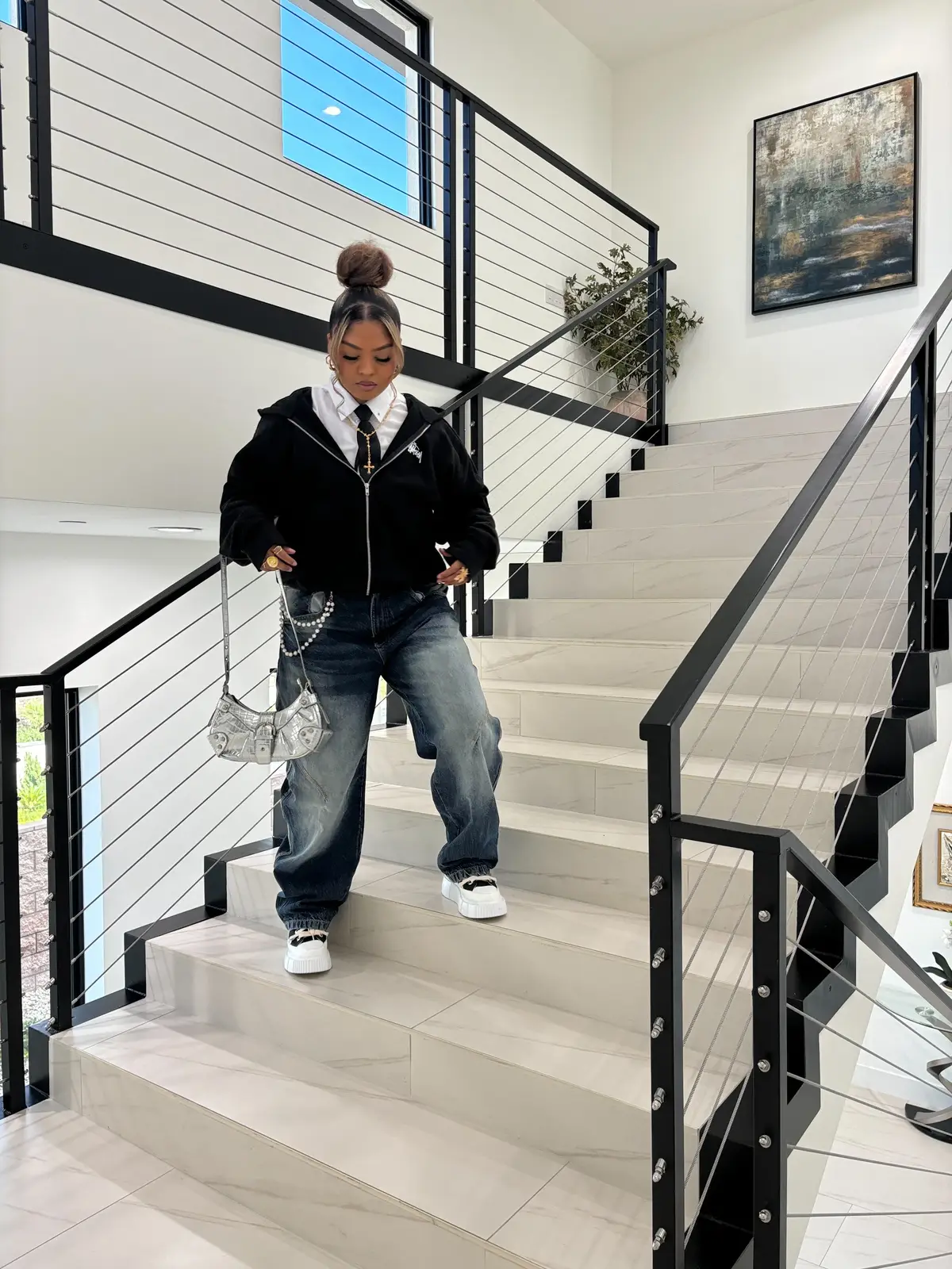 match my fly 🖤 - #fashiontiktok #fashioninspo #streetwear #OOTD 