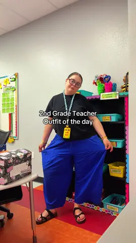 1 more day this week then a PD day on Friday!! #teacher #teachertok #elementaryteacher #teachersoftiktok #secondgradeteacher  Pants: TikTok shop  Shirt: @Old Navy Official  Lanyard: @Andi Accessories  Bracelet/watch band: @TJ Maxx + @Amazon  ID holder: @Etsy 
