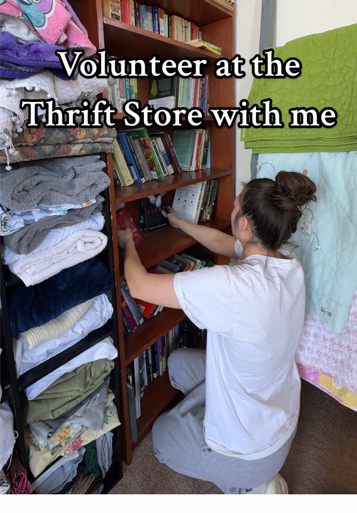 Unfortunalty not joking about the undies 😭💩 #thriftstore #thriftwithme #volunteering #thrifting #thriftingfinds 