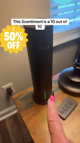 This Scentiment Diffuser is a 10 out of 10. My whole house smells amazing #scentiment #oildiffusers #diffuser #scents #homedecor @Scentiment 