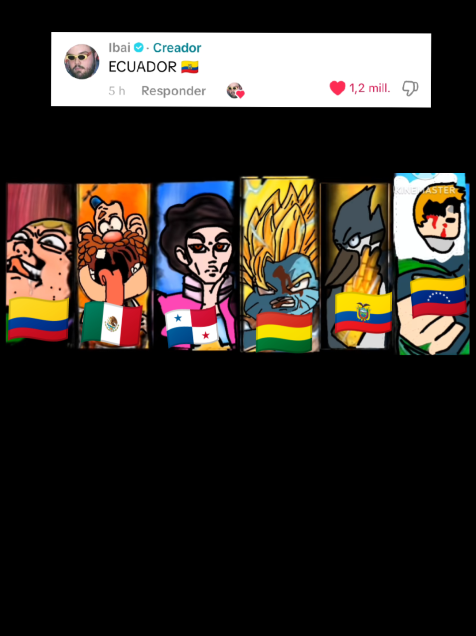 todos unidos jamás vencidos, vamos Ecuador 🙌🇪🇨 #ecuador #colombia #venezuela #panama #mundialdesayunos @Ibai 