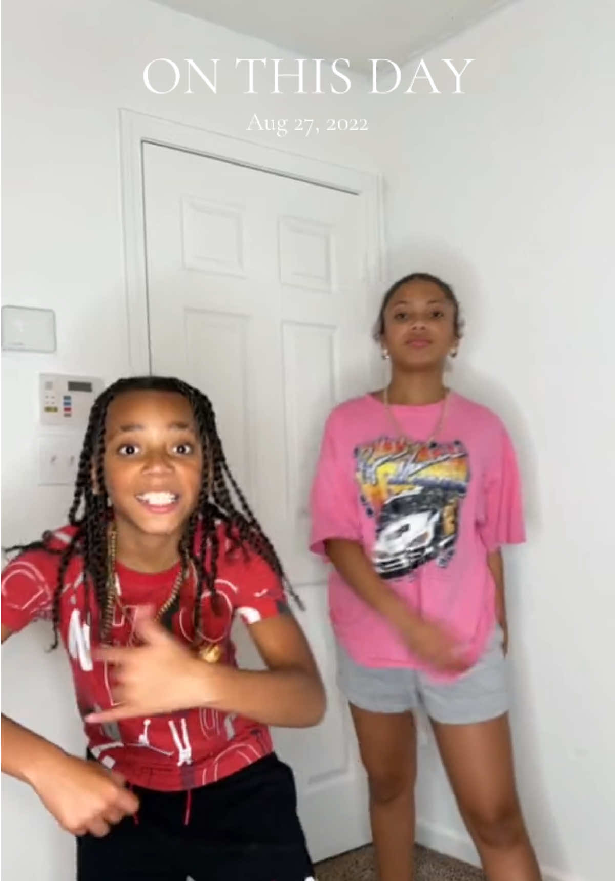 These 2 loved doing TikTok’s together was never forced miss u dezy❤️#onthisday #fyp #siblinglove 