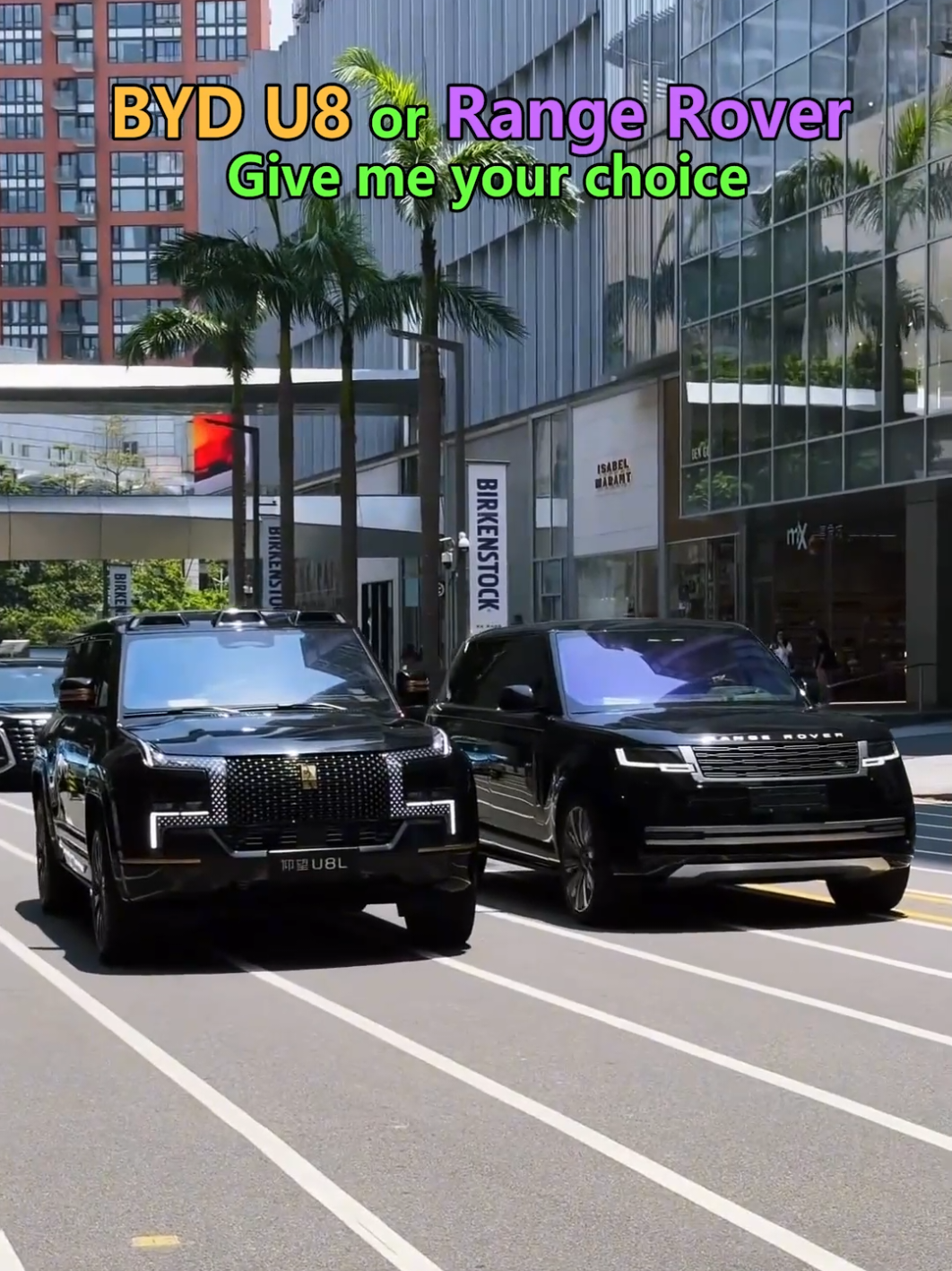 Which one is more popular😏#electriccar #byd #rangerover #dreamcar 