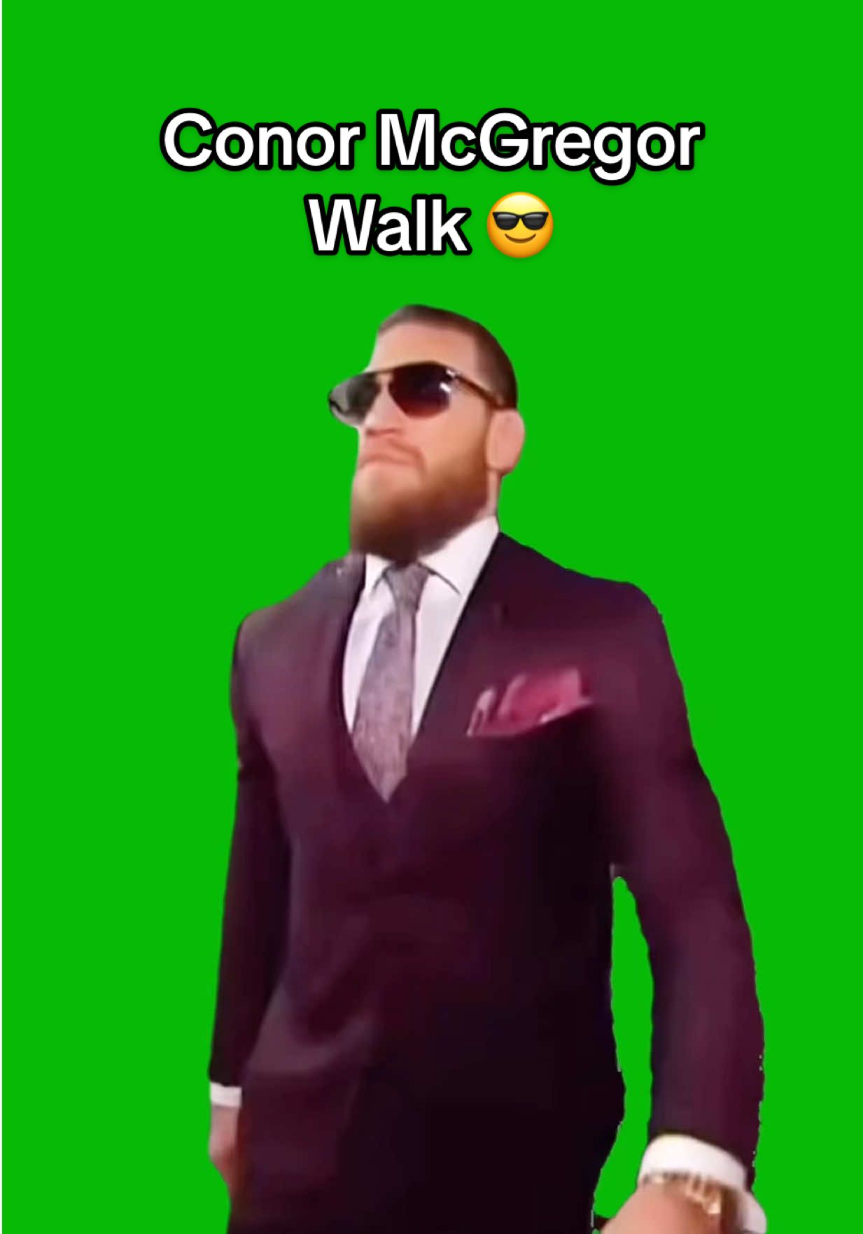 Conor McGregor Walk 😎 #conormcgregor #walk #meme #confident #capcuttemplates 