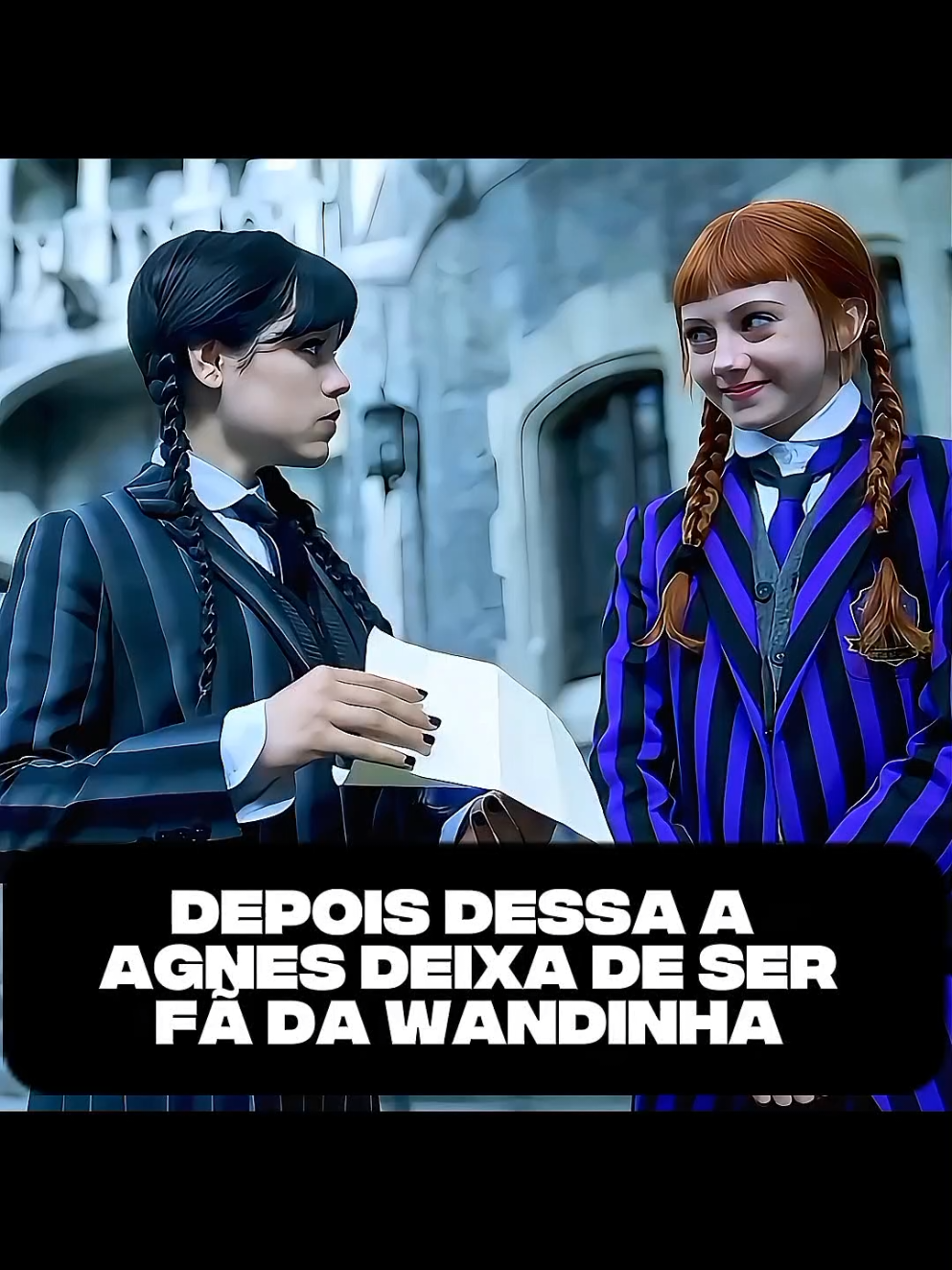 Série Wandinha | Wandinha fala a verdade para Agnes e ela não gostou #agnes #serie #wandinha #comediahumor #engraçados 