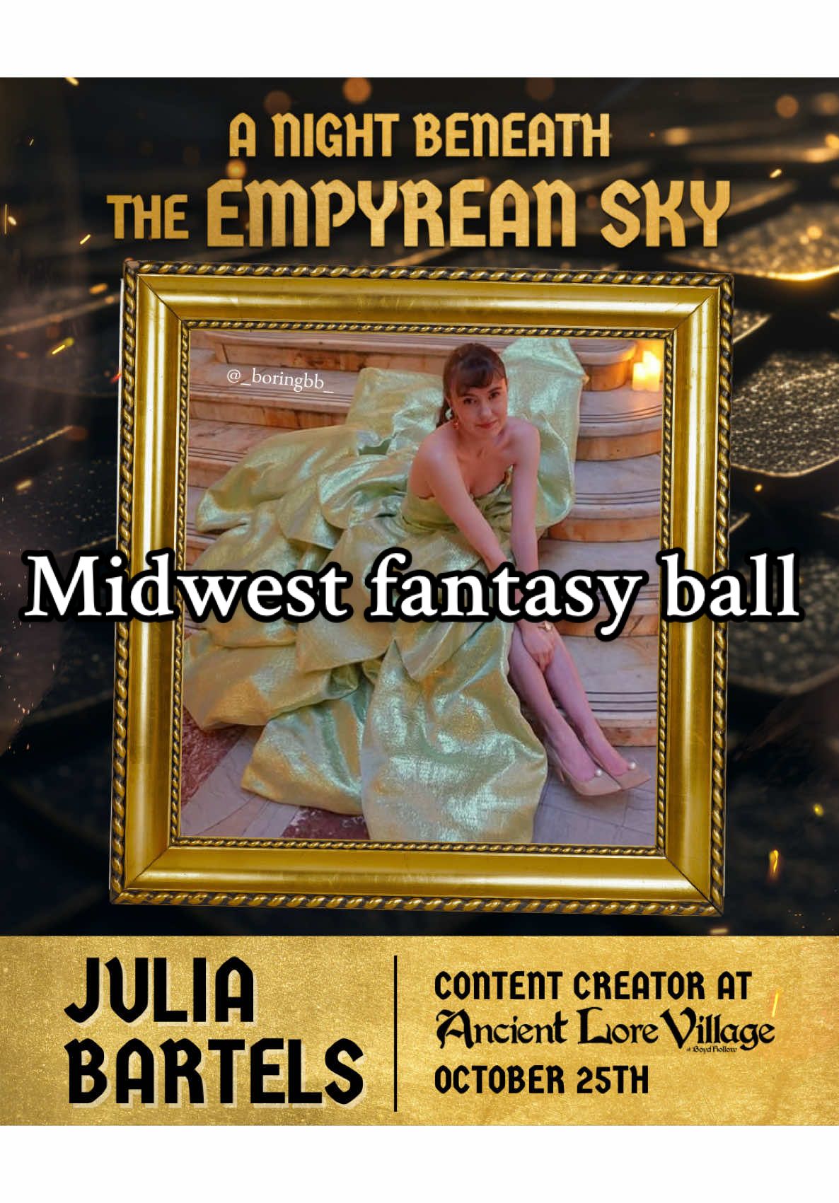 So excited to start working on this project 🪡  Ball details: Date: October 25, 2025 Time: VIP: 5:00 – 9:30 PM General Admission: 6:00 – 9:30 PM Location: @Ancient Lore Village  #fantasyball #tennessee #knoxville 