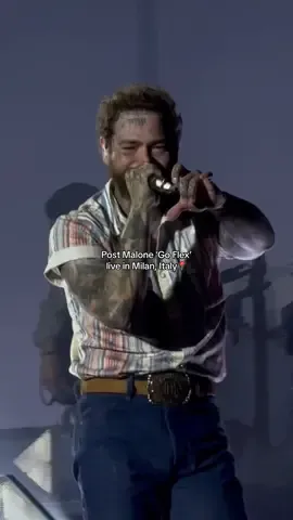 Post Malone performing 