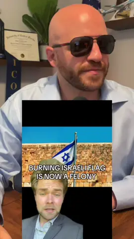 Israeli Flag is Now the ONLY Flag That is Illegal to Burn in the USA