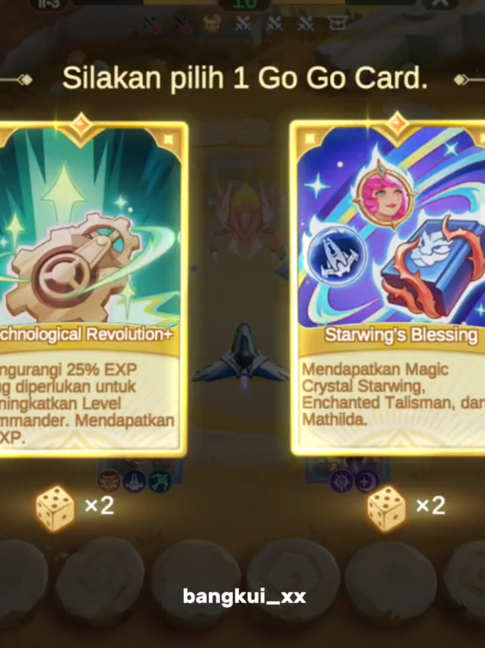 sinergi 10 starwing full hujan roket🚀#mcggidcreators #MCGG #exe 
