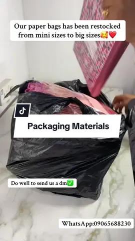 Our paper bags has been restocked from mini sizes to big sizes🥰❤️#scentsbyireade61 #affordableperfume #packagingmaterials #sbigrowthgroup  Packaging materials vendors in nigeria packaging materials wholesale business packaging materials for clothing business packaging materials for jewelry packaging materials in osogbo packaging materials in lagos packaging materials in abeokuta packaging materials in ijebu odevendors packaging materials for jewelry lagos packaging materials in trade fair Perfume business Perfume for men Perfume for women Perfume trend Best cheap perfume Cheap perfume that smell expensive Perfume tiktok trend Best perfume Best perfume for women Best perfume for men Perfume advertising Top 5 perfume Top 5 perfume for men Top 5 perfume for women Trending perfume on TikTok Perfumes recommendations Perfume recommendations for men Perfume recommendations for women Perfume TikTok Perfume in ogun state Vanilla perfume for women Sweet perfumes for women Sweet perfumes for men Lattafa best perfume Wholesale perfume oil Wholesale perfume Perfume Collection Perfume recommendations long lasting I TUSKEEN Smart collections perfume FEADH Perfume recommendation in Nigeria Sweet perfume for women long lasting Mini perfumes Perfume that smells rich and expensive Perfume recommendations Nigeria Best female Perfume 2024 Arab perfumes for men Arab perfumes for men Arab perfumes Men arab perfumes Cheap perfumes that last long Perfume recommendations Top kost complimented fragrances Perfume for school Perfume for work Pertume for wedding Cheap fragrance to attract women Fragrances to attract women Fragrances to attract men Fragrances for men Fragrances for boys  Fragrance deal Best fragrances Women fragrances Men fragrances Best scent to smell nice Scent for men Scent for women Luxury scents Women fragrances Men fragrances Best scent to smell nice Scent for men Scent for women Luxury scents Perfume in Lagos Perfumes Perfumes in ago iwoye Perfumes in ijebu ode Perfumes Perfumes tips Perfume tricks and trps Perfumes vendor Perfume plug SCENTSBYIREADE Best perfume plug Perfume tips and content ideas Perfume tips lon lasting  Promote perfume ideas Perfume getters Perfume lovers