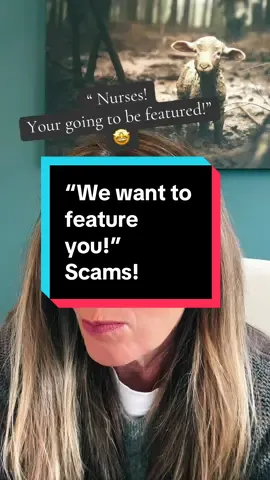 These tactics can arrive in your email in box! They may be inviting you to be apart of a magazine, podcast or any business or nurse publication. No REAL publication will ever ask you for $! #nurse #nursesoftiktok #footcarenurse #footandnailinstitute 