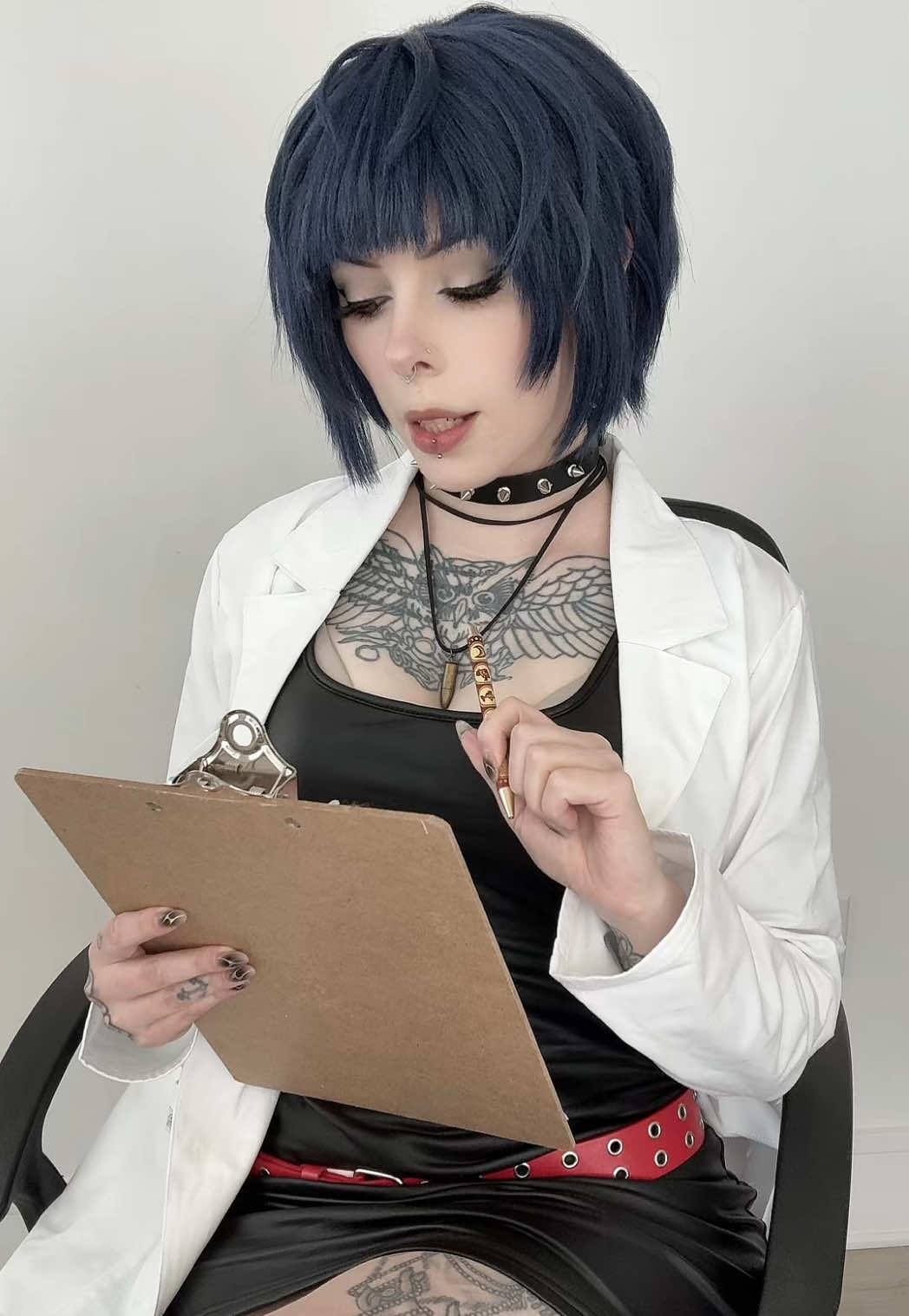 Tysm for all the love on my Tae Takemi cosplay 🖤 #persona5cosplay #persona5 #taetakemi #taetakemicosplay 