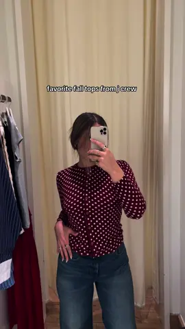 favorite fall fashion tops from j crew #jcrew #falldealsforyou #fallfashion #fashiontiktok #haul 