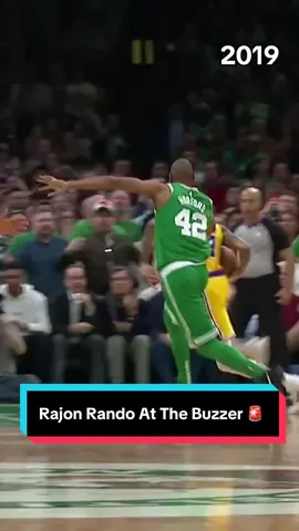 When Rajon Rando called game against BOS in 2019 🤯 #NBA #Basketball #BostonCeltics #LosAngelesLakers 