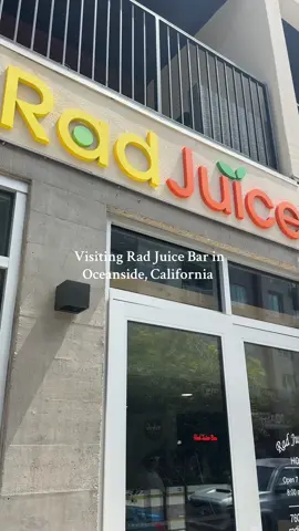 Got the açaí smoothie, 10/10 would recommend @Rad Juice Bar #foryou #smoothies #radjuicebar #acaismoothie #oceanside 