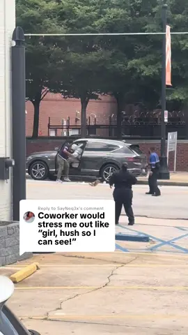Replying to @SayNeq3x  mind yall, I work at the bonding company and the street is full of police officers. He was walking down the street with a mask, pulling ppl door handles. He didn’t know it was somebody in this car when he pulled the door open 😩