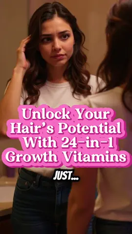 Unlock Your Hair’s Potential with 24-in-1 Growth Vitamins! #motivation #pub #tiktokaffiliatemarketing #hair #growth 