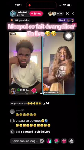 Nicapol se fait évangéliser en live 🤣🤣 #cuilolonicapol #nicapol #bouake225🇨🇮 #pourtoii #cotedivoire🇨🇮 