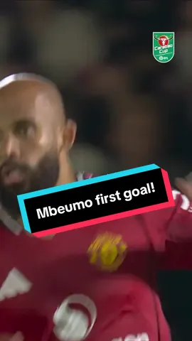 ⚽️ Mbeumo’s first goal for @Manchester United #carabaocup #footballtikok #manchesterunited 