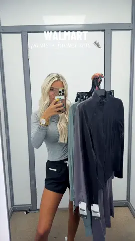 the joggers fit so good wearing xs in pants + jackets! ✨ 🔗 in my LTK in bi o  #walmart #walmartfinds #activewear #affordablefashion #walmartstyle 