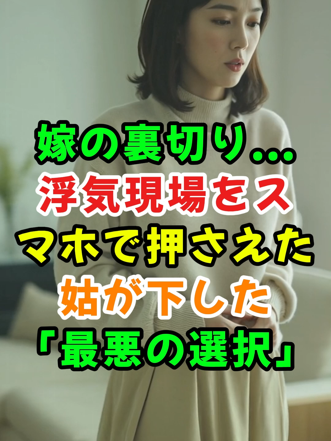 嫁の裏切り... 浮気現場をスマホで押さえた姑が下した「最悪の選択」......#ガルちゃん#2ch#ガルちゃん #人生 #shorts
