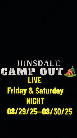 Join us this weekend as we head back to Hinsdale/Dandy House in Hinsdale NY! @thePOSTman @Mrs Mello @missshellsfunfinds will be pitching our tents with @Residual Haunts Live! Tap into the live, Hinsdale never disappoints!! #spirit #hinsdale #paranormal #live #teamtank 