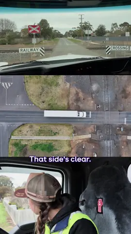 Not every crossing has boom gates or flashing lights, especially out in the regional areas. That’s why it’s on us to slow down, look, and cross safely. A few extra seconds can be the difference between safe passage and disaster. #StayRailSafe #transport.Victoria