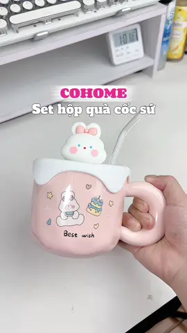 Hộp quà tặng cốc sứ dễ thương Cohome #cocsu #cohome #hopquacocsu #cocsucute #setquacocsu 