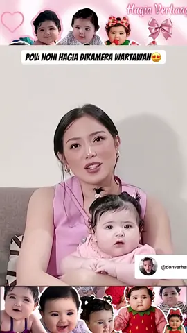 Noni Hagia gemesin the real boneka bernyawa gemeeezzzx😍🥰❤️ #trending #hagia #jedar #jessicaiskandar #foryou #sweet #cute #fypシ゚