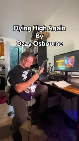 Flying High Again by #ozzyosbourne #ozzy #randyrhoads #guitar #cover 