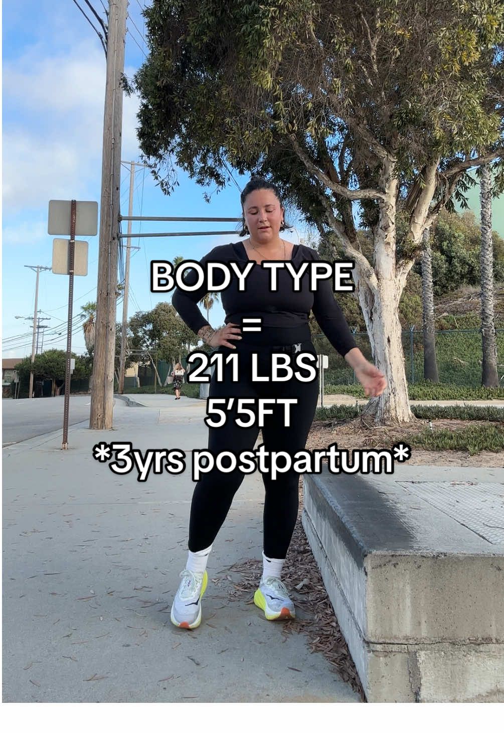 POST RUN COOL DOWN — we moving we grooving — currently 211lbs — been lifting weights for a bit now so my weight is reflective of me getting stronger — it’s dope to see my body feel stronger and how the muscle building translates to how my body enjoys running more — but wanted to post this cause bodies like mine do workout & move & i am working on not being afraid to wear clothes that fit me vs trying to hide. Xoxo #mombod #momsarehot #bodytype #midsizes #runnerswaist @HOKA @Nike @shopvitality 
