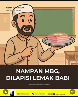 BENARKAH NAMPAN MBG DILAPISI LEMAK BABI‼️ JIKA BENAR HAL INI,SERAMMM BANGET‼️ Susah payah kita menjauhkan keluarga kita dari yang haram ehh malah kena juga😭 Yukk simak penjelasan lengkapnya disini👇 Speechless baca berita dari Indonesia Business Post  Link lengkap disini : https://indonesiabusinesspost.com/5066/investigations/from-chaoshan-to-classrooms-illegal-imports-health-hazards-and-halal-concerns Ga kebayang MBG terkontaminasi dengan yang Haram, belum dari segi produk yang selama ini orang tua pun pasti tidak tahu apakah cateringnya halal atau tidak.  Gimana menurut kalian?  Source info: Aisha Maharani #mbg #nampan #haram #lemakbabi #learnhalalwithaisha   
