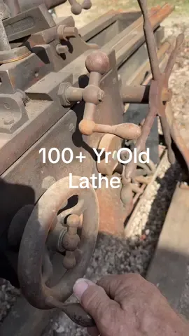 Turn Of The Century Ames Metal Lathe #lathe #metal #shop #ames #chicopee 
