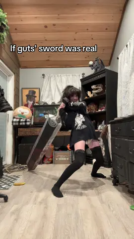500lbs and bro can lift it with his teeth 💔 - - - - Tags #berserk #gutsberserk #dragonslayersword #cosplay #cosplayprop 