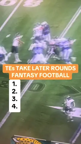 TEs to take in late rounds Fantasy football!! #nfl #fyp #fypage #fantasyfootball #nflfantasy 