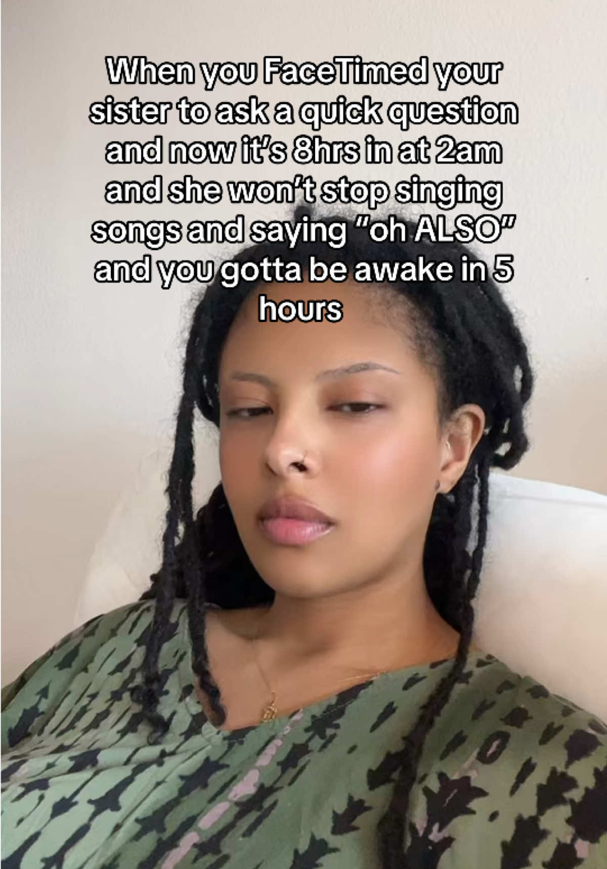 Unfortunately I’m the exact same way 😞 @seraph777m  #Siblings#sister#factetime#relatable#fypシ#xyzbca#viral