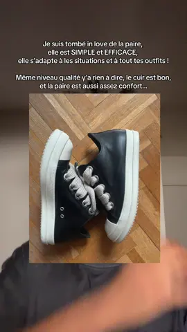 Franchement ça vaut de coup elles sont incroyables 😻 #fyp #rickowens #jumbolaces 