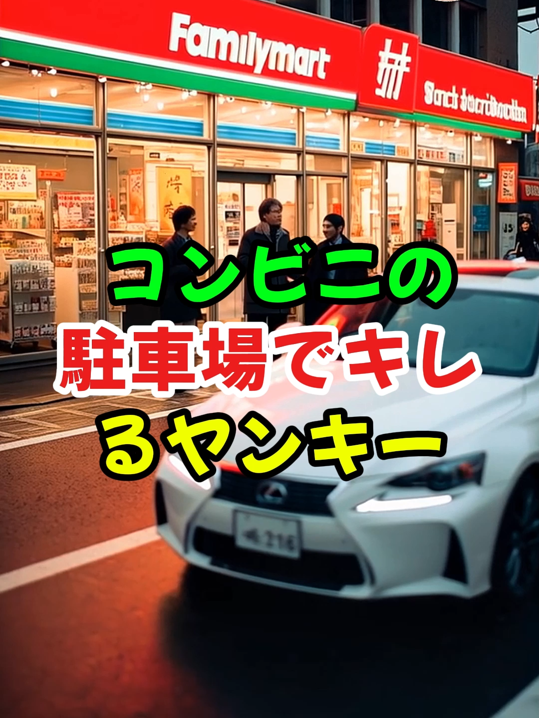 コンビニの駐車場でキレるヤンキー... 軽自動車をバカにした結果、人生が終わった...#ガルちゃん #2ch#ガルちゃん #人生 #shorts