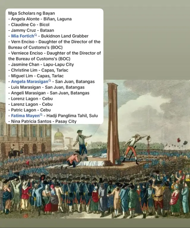 we filos need to pull up a french revolution, maybe?? jk jk....unless...?? Jk jk ... 👀 #philippines #corruption #pinoytok #phcorruption #nepobabies #downwiththerich #frenchrevolution #jokeunless #bullytherich 