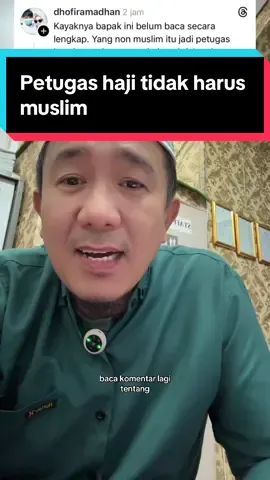 Petugas haji tidak harus muslim #haji #muslim #fyppppppppppppppppppppppp #fypage #hajifuroda 