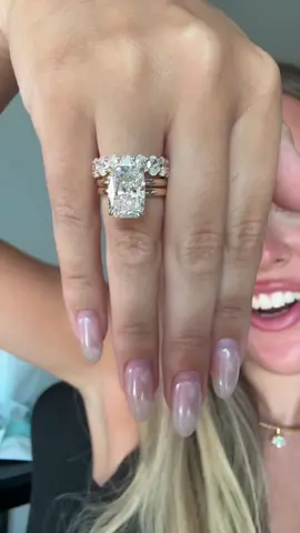 Be honest do you guys hate it #maddiegracejewelry #labgrowndiamond #engagementring #elongatedcushion 