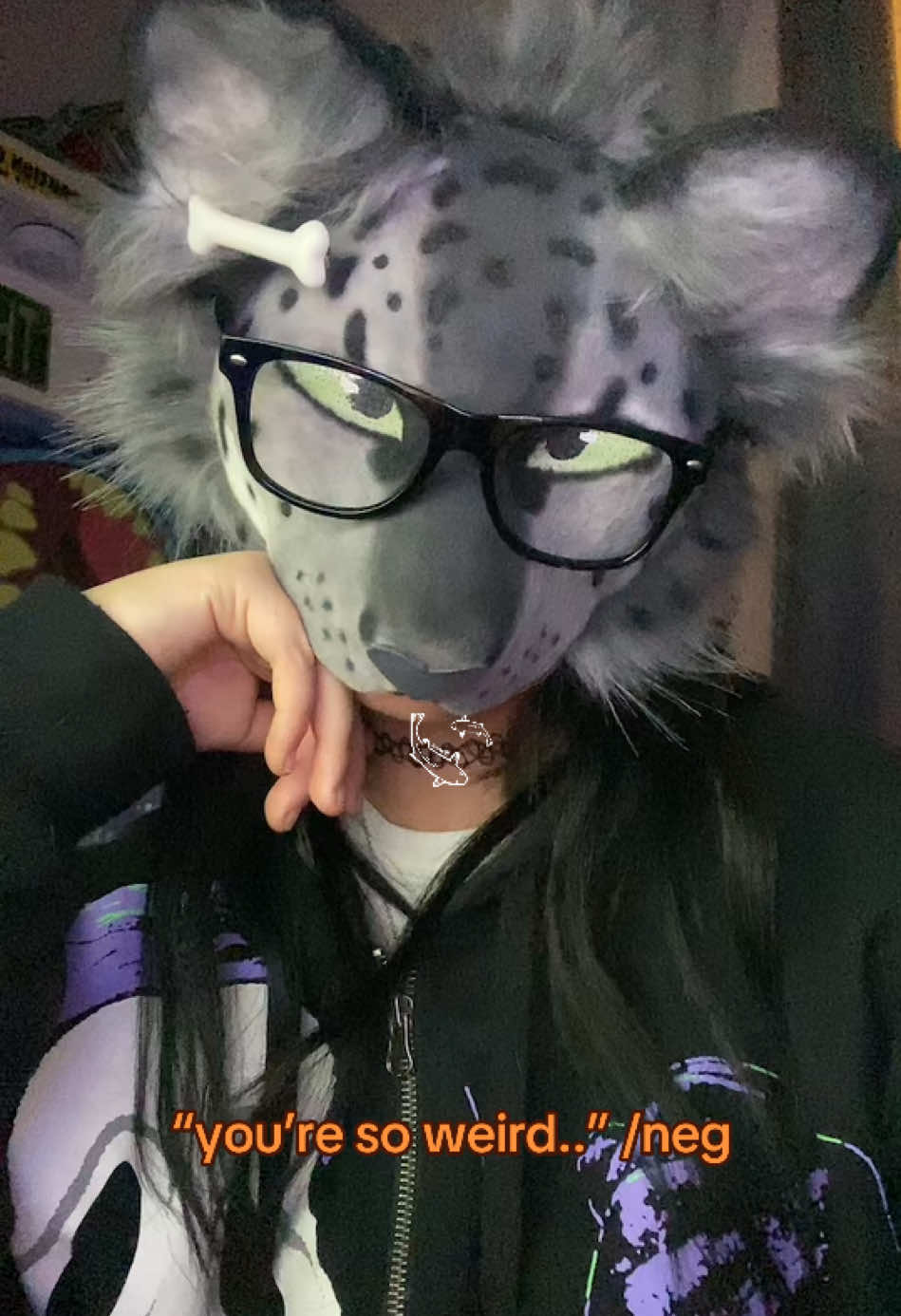 i love this mask 😩 #notatherian #otherpaw #kemonomimi #alterhuman #quads 
