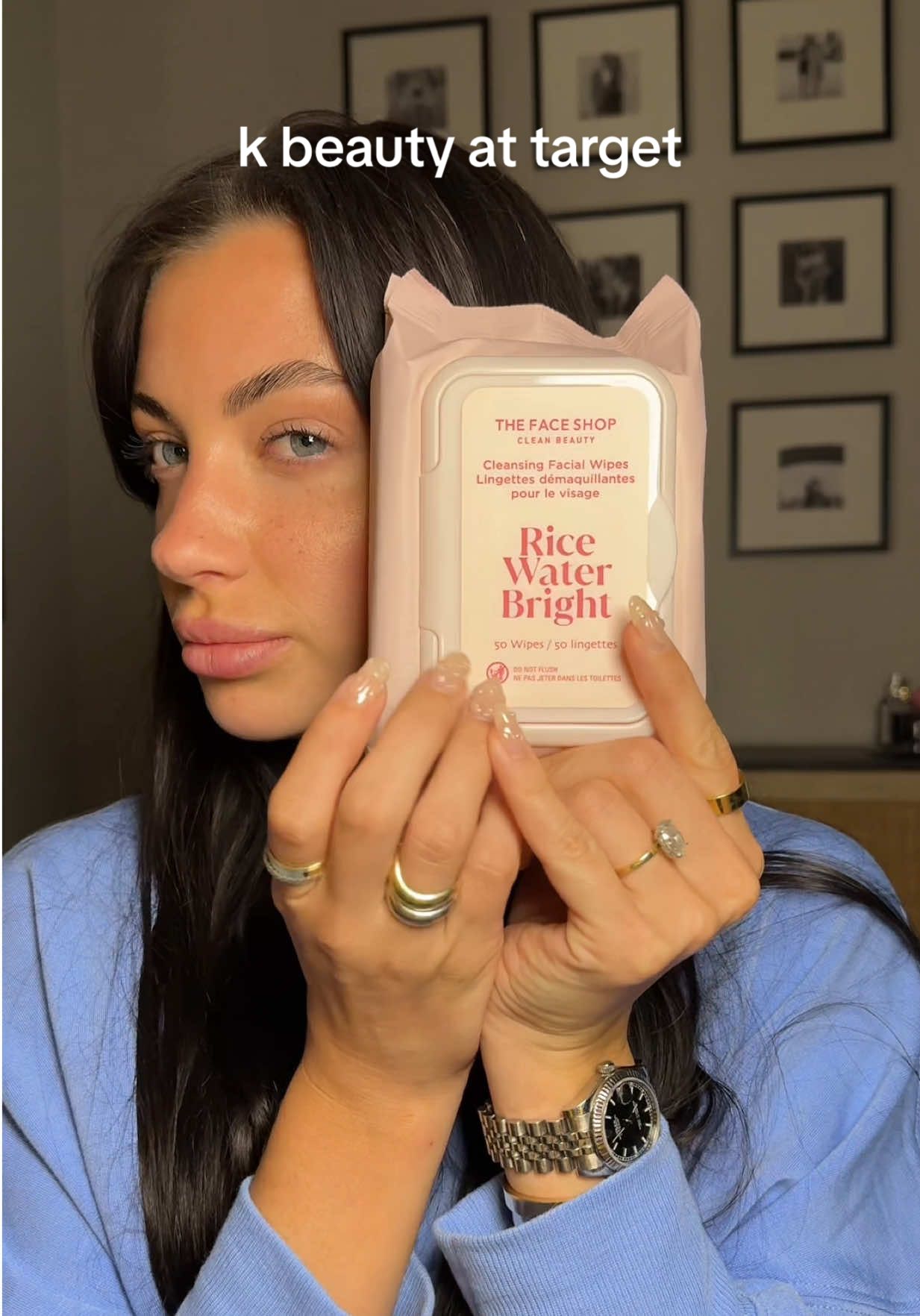 @target tapping into affordable Korean skincare is exactly what the girlies needed this year!!!!! @The Face Shop US , a popular k-beauty brand with the # 1 Cleansing Facial Wipes and # 1 Cleanser in Korea, is now in-store and target.com 💖✨🫧 #newattarget #target #thefaceshop #thefaceshoppartner #ricewaterbright 