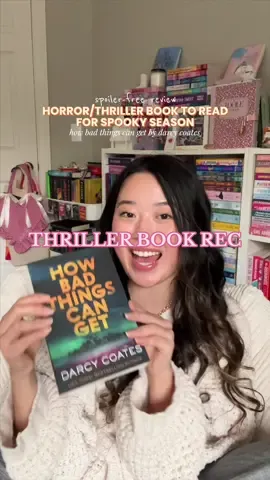 thriller book rec that is PERF for spooky season & fall!! 📖 how bad things can get by darcy coates #BookTok #bookrecs #thrillerbooks #bookreview #fallbooks 